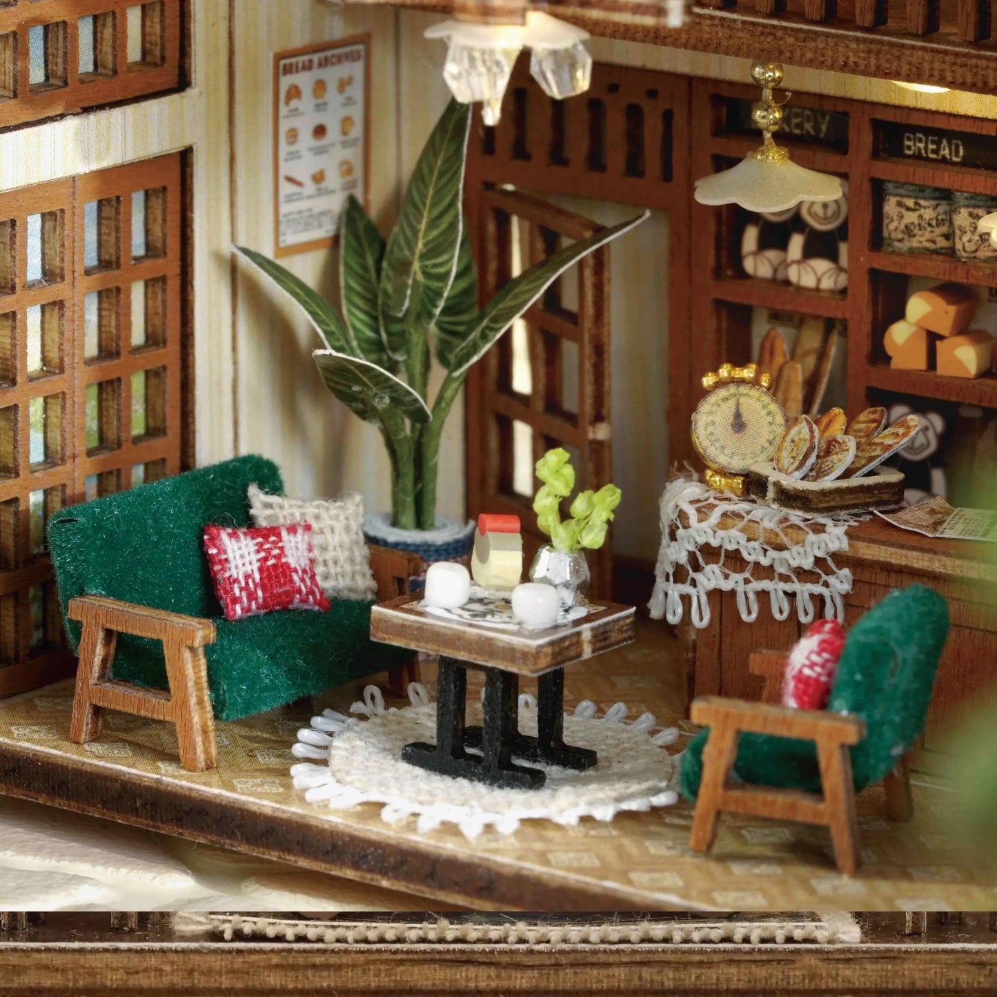Wooden Miniature Doll House 3D Puzzle Assembly Building Model Kit Small Room Toys Home With Furniture Lighting Wooden Craft Gift